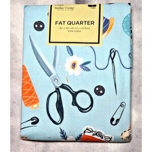 Brother Sister Design Studio Sewing Tools Fat Quarter 100% Cotton 18 x 21-in NEW